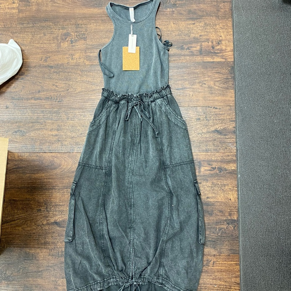 Anthropologie dress black xxs